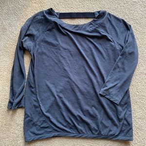 Lightweight Athleta Top with Crossover Back Detail. Size M.